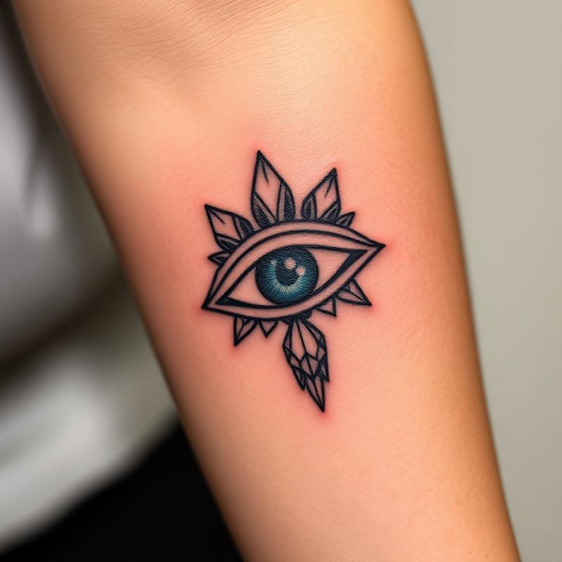 Tatuagem Mini tattoo feita por Aline Druco em São Tomé das Letras