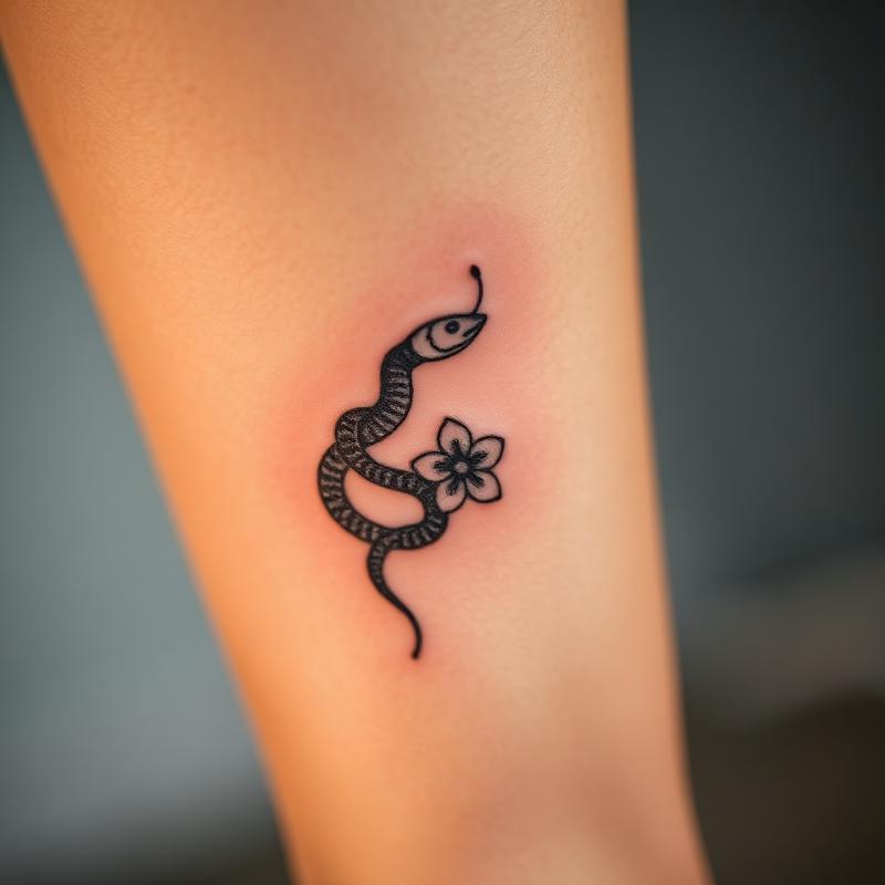Tatuagem Natureza feita por Aline Druco em São Tomé das Letras